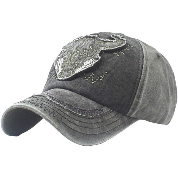 unsually Washed Damage Cap チャコールグレー unsually Washed Damage Cap チャコールグレー