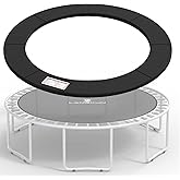 LANGXUN Universal Trampoline Repalcement Safety Pad, 8ft 10ft 12ft 14ft 15ft 16ft Waterproof Surround Spring Foam Cover for Round Frame
