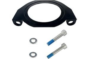 BZP Front Crank Seal Serpentine Belt Guard, Protection Guards Plate Crank Seal Guard Plate Compatible with 335i 528i 135i S55 N54 N55 N52 Engine (Black)