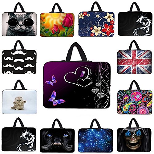 ARBUYSHOP Nice Floral Laptop Bag for Women Computer Protective Cover Case for 9.7 10 10.1 11.6 12 13 13.3 15 15.6 Inch Dell HP ASUS Lenovo