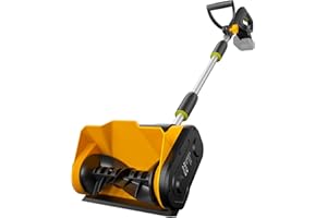 3D VO INN Cordless Snow Shovel Compatible with DeWalt 20V Battery, 12" Electric Snow Blower with 20FT Max Throw & Adjustable Handle & Safety Switch, Snow Thrower for Driveway, Deck, Patio, Steps (Tool Only)