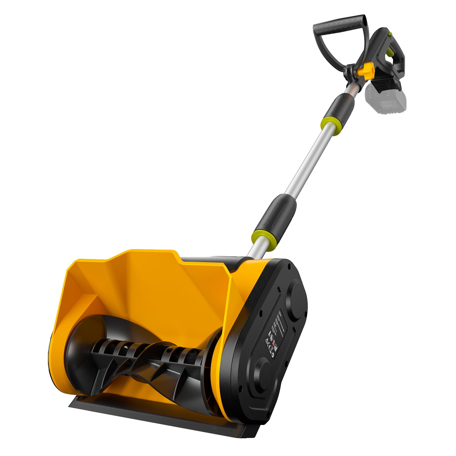 Photo 1 of ***MISSING BATTERY*** Cordless Snow Shovel Compatible with DeWalt 20V Battery, 12" Electric Snow Blower with 20FT Max Throw & Adjustable Handle & Safety Switch, Snow Thrower for Driveway, Deck, Patio, Steps (NO Battery)