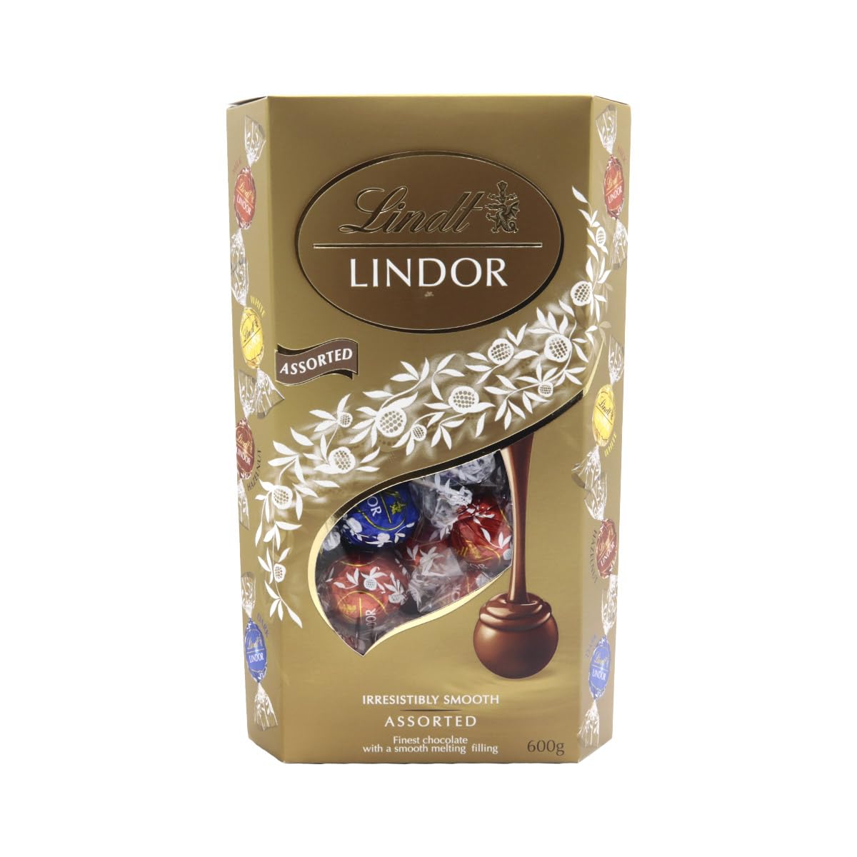 リンツ LINDT リンドール LINDOR アソート ゴールド 4種 個包装 600グラム (x 1)商品画像