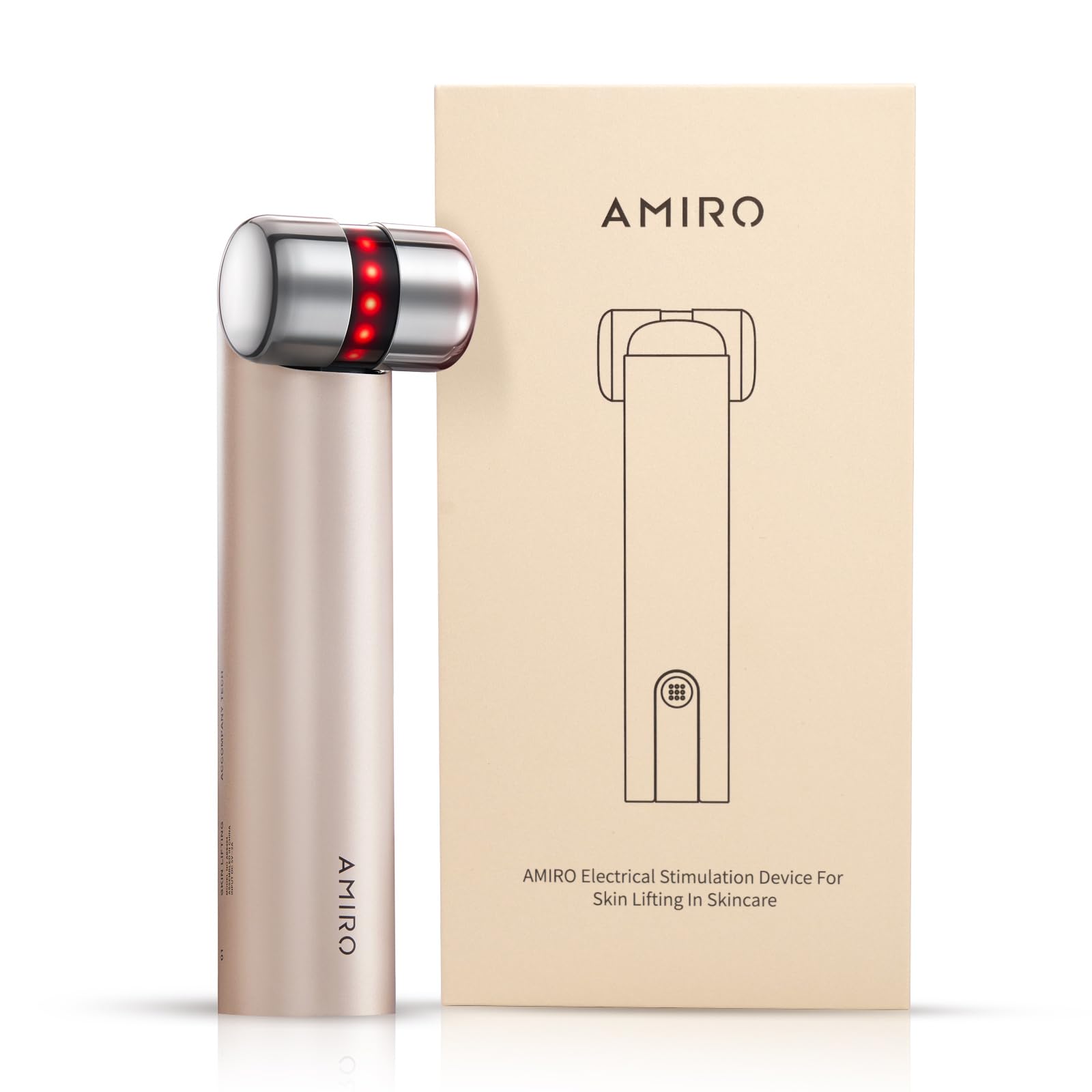Photo 1 of ***FOR PARTS ONLY/ NON-FUNCTIONAL*** AMIRO HydraGlow Booster Facial Device, Skin Firming & Radiance Enhancing, Works with PDRN Serum, Portable at-Home LED Beauty Device