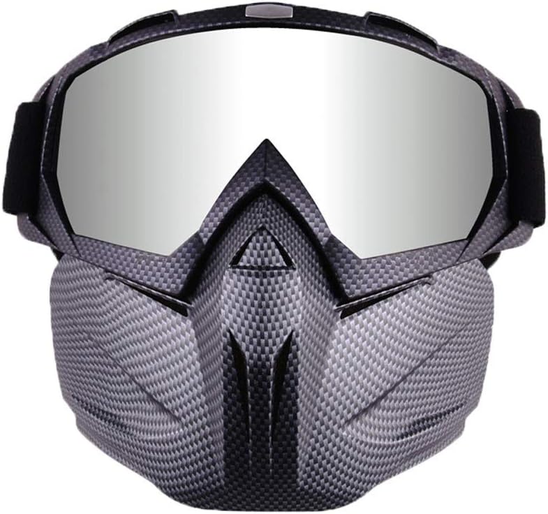 BBesty Safety Protective Motorcycle Face Shield Rock Breathable Facial Cover Anti Splashing Safety Hat with Glasses