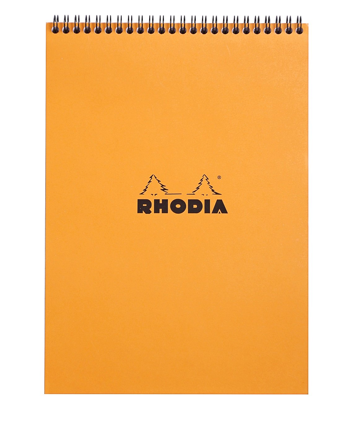 Photo 1 of Rhodia Wirebound Notepad, A4, Square Ruling - Orange (18500C)