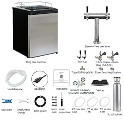 TWELVETAP Beer Kegerator, Two Tap Draft Beer