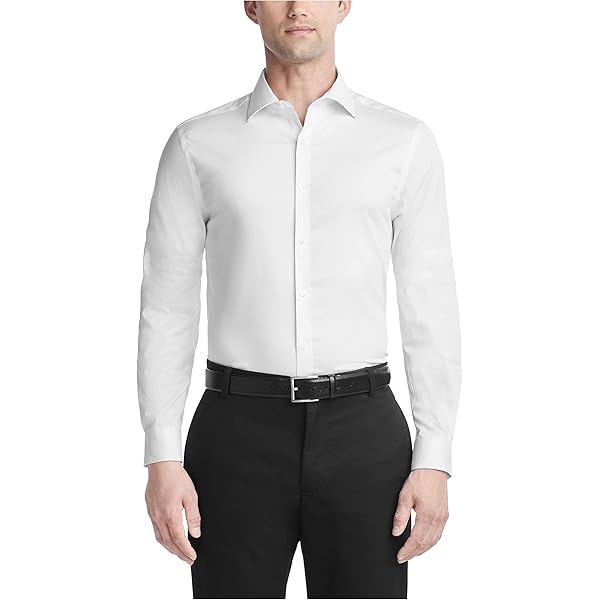 Amazon.com: Van Heusen Men's Big Fit Dress Shirt Ultra Wrinkle Free Flex  Collar Stretch (Big and Tall) : Clothing, Shoes & Jewelry