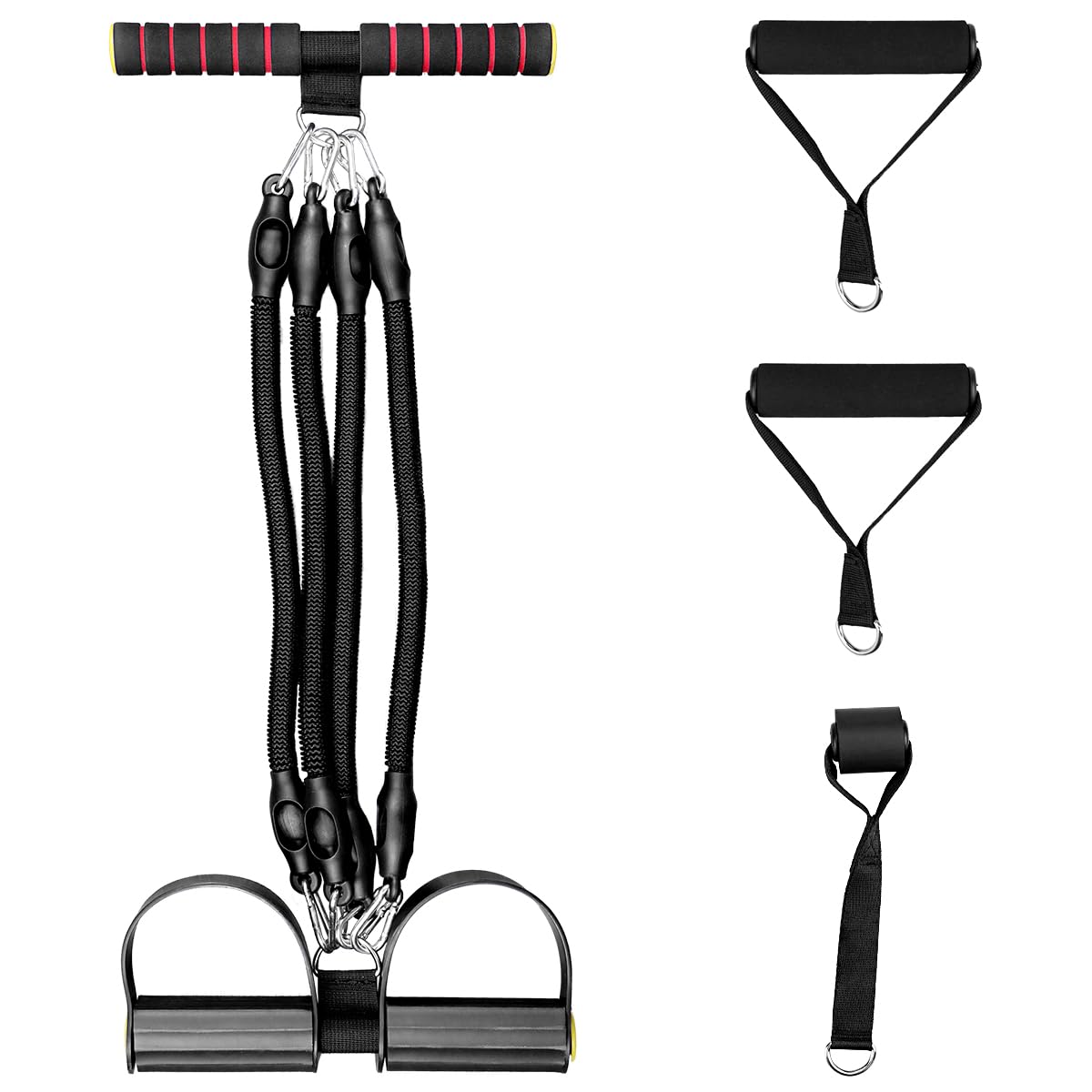 Photo 1 of YOLUFER Pedal Resistance Band Elastic Puller Multifunctional Tension Rope Equipment for Indoor Fitness