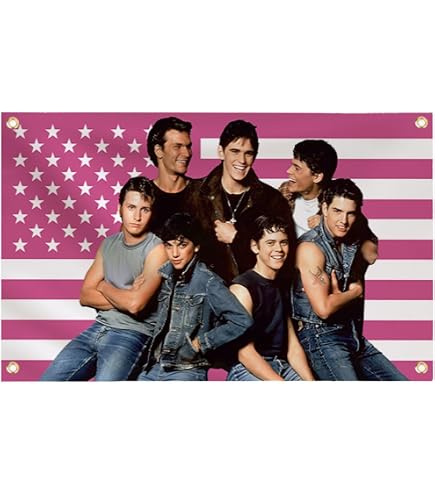 「THEOUTSIDERS」ポスター Pôster do filme The Outsiders de 30 cm x 46 cm, presente sem