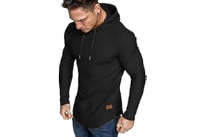 JMIERR Mens Fashion Hoodies Fleece Long Sleeve Athletic Sweatshirt Pullover T Shirts