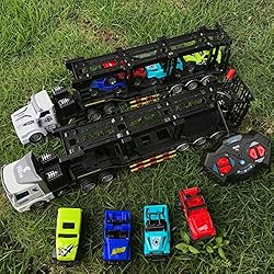 Remote Control Car Transporter Truck Includes 4