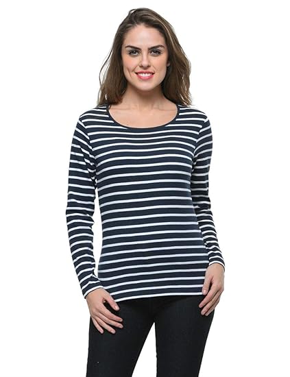 Women Cotton Bateu Neck Winter Top(XS-4XL)