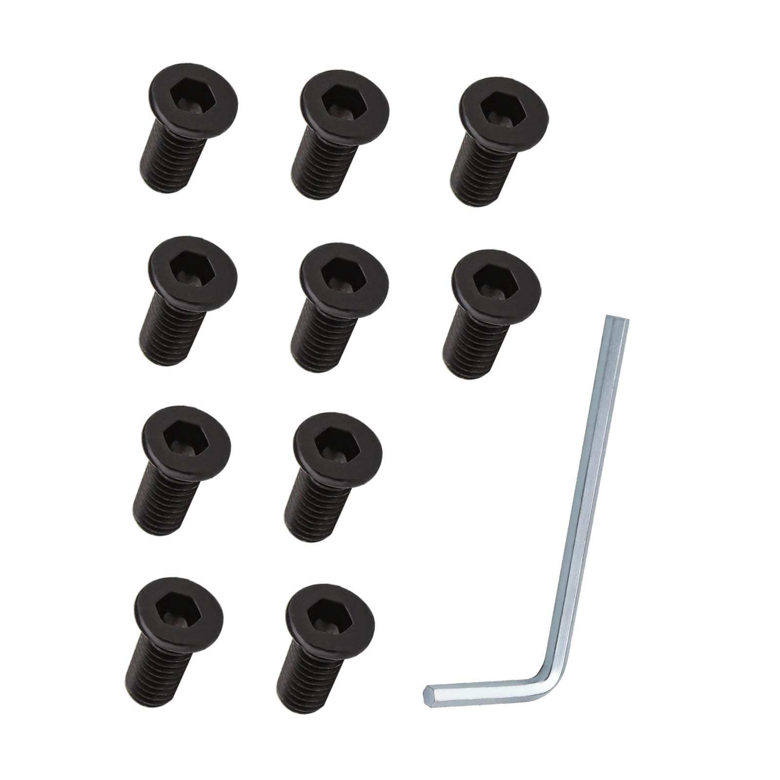 Create idea 10Pcs Electric Scooter M5 Handlebar Hex Screws with Wrench Skateboard Accessories Compatible with Xiaomi M365 1S Essential Pro 2