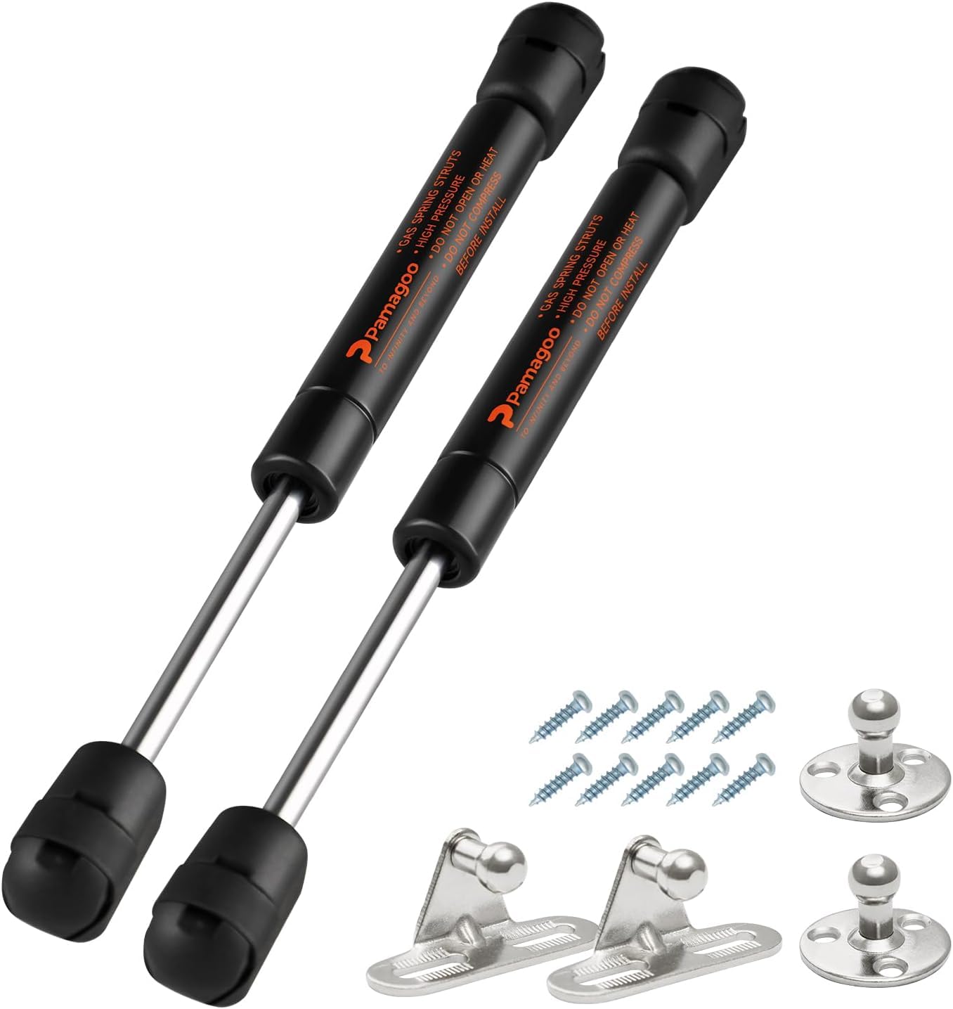 Photo 1 of PAMAGOO C16-18233 10 Inch Gas Struts 40 Lbs/178N, Truck Tool Box Shock 10" Gas Spring Lift Support for Boat Lid Shock Compartment Storage RV Cabinet Door Weatherguard Aluminum Pickup Toy Box