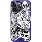 CASETiFY Impact iPhone 14 Pro Max Case [4X Military Grade Drop Tested / 8.2ft Drop Protection/Compatible with Magsafe] - matt Darling Sticker Collage - Peri Purple