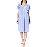 Shadowline Women's Nightgown Short Nylon Twilight Gown Sleepwear Dress