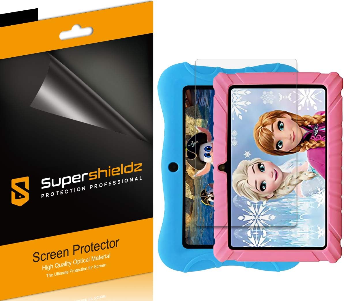 (3 Pack) Supershieldz Designed for Contixo 7 inch Kids Learning Tablet (V8-2 and V9-3) Screen Protector, High Definition Clear Shield (PET)