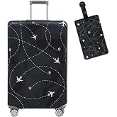 Travelkin Luggage Covers With Tag For Suitcases Tsa Approved,Suitcase Covers Protector Fit 18-32 Inch Luggage,S
