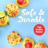 KAHEIGN 30 Pcs Rubber Ducks Random Assortment Bath Toys Mesh Bag view 2