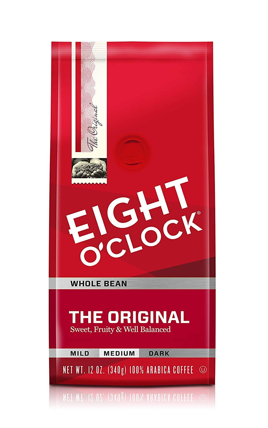 Eight O'Clock Whole Bean Coffee, The Original, 12 Ounce