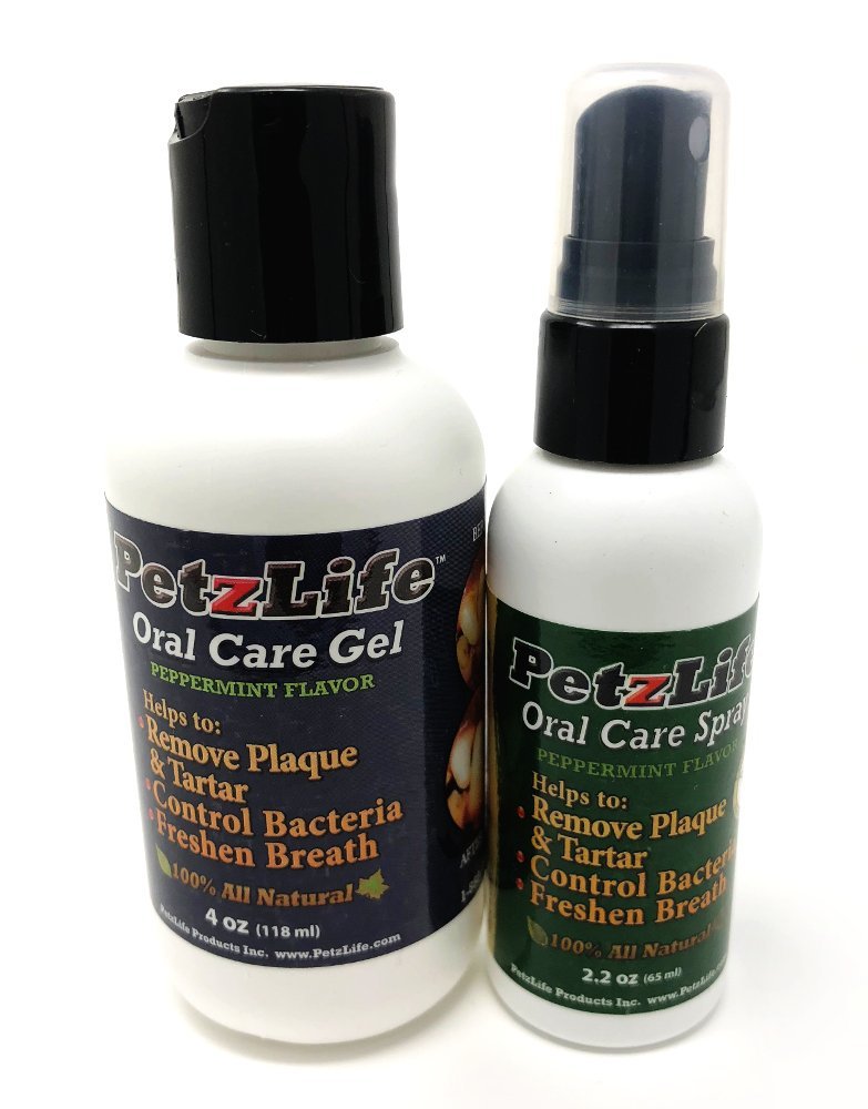 Petzlife All Natural Oral Care Spray for Pets Dental Health and Oral