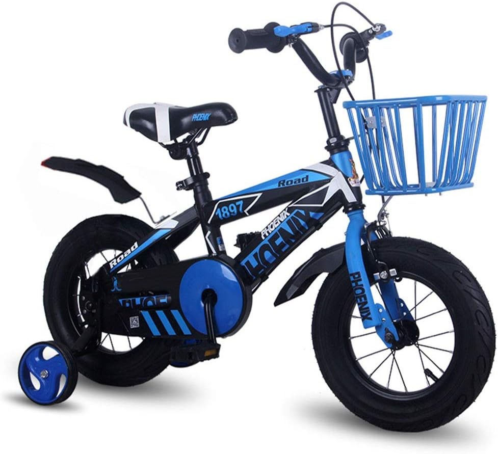 Axdwfd Kids Bike Stroller Boys Girls Bike, Boys Bike Kids Bike with Training Wheels