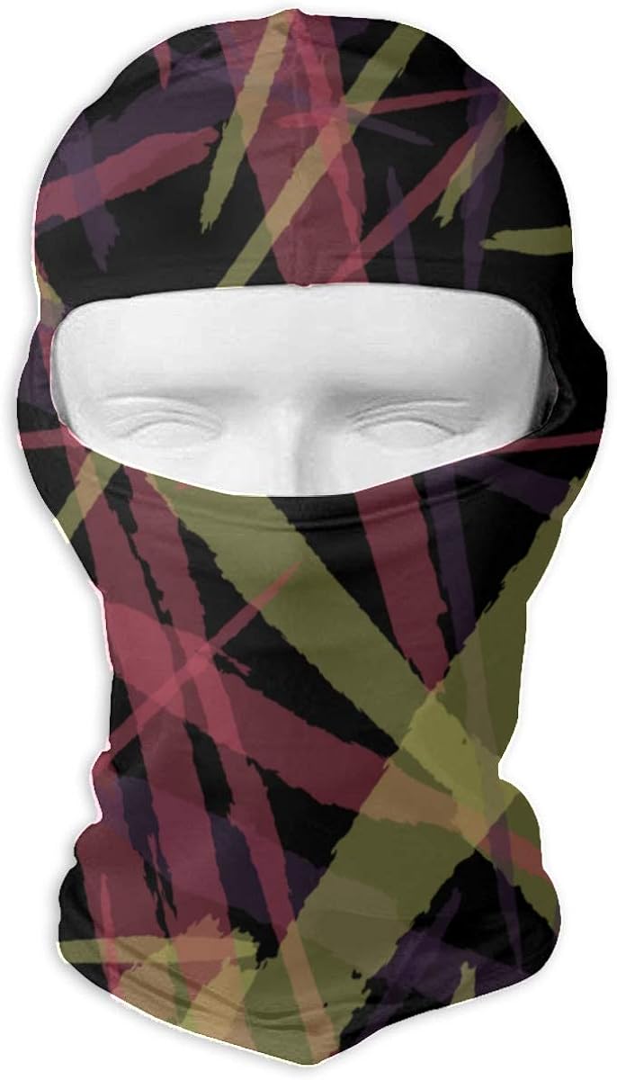 Head Ski Mask Grunge Texture Brush Bandana Printing Windproof Uv