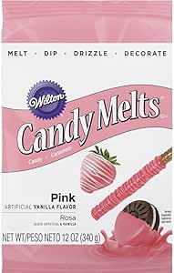 Wilton Pink Candy Melts Candy, 12 oz.