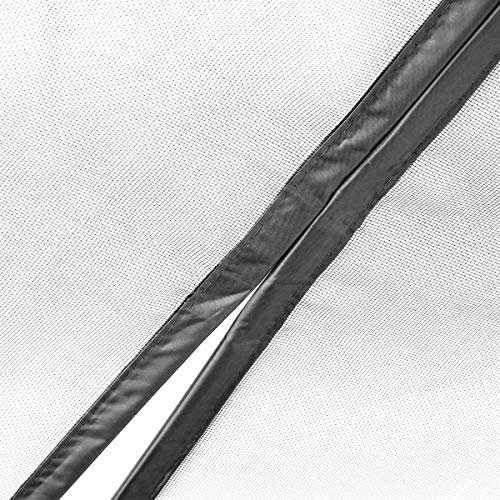 Magnetic Screen Door 38\'\'x84\'\' Reinforced Fiberglass Mesh Curtain Patio Door Screen with Super Tight Self Closing Magnetic Seal, Full Frame Hook & Loop Fits Door Size up to 37\'\'x84\'\' Max (38x84 Inch)