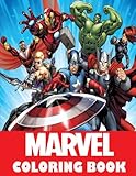 Marvel coloring Book: Super Heroes, Avangers, Spider-Man, Hulk, Thor, Ant Man, Doctor Strange, Wolverine, Deadpool, Captain America, Guardians of the ... coloring pages for boys and girls,ages 5-12