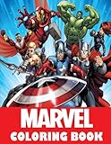 Marvel coloring Book: Super Heroes, Avangers, Spider-Man, Hulk, Thor, Ant Man, Doctor Strange, Wolverine, Deadpool, Captain America, Guardians of the ... coloring pages for boys and girls,ages 5-12