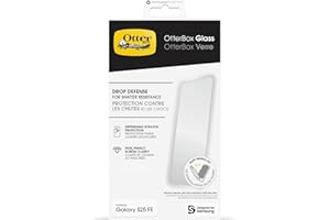 OtterBox Samsung Galaxy S25 FE Glass Screen Protector, Flawless Touch Response, Fingerprint Resistant, Easy Installation