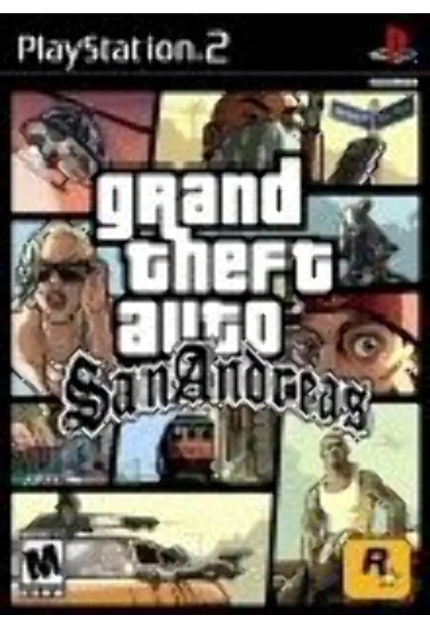 GTA San Andreas Sur PS2 - Version PAL Française - Complet Et Testé