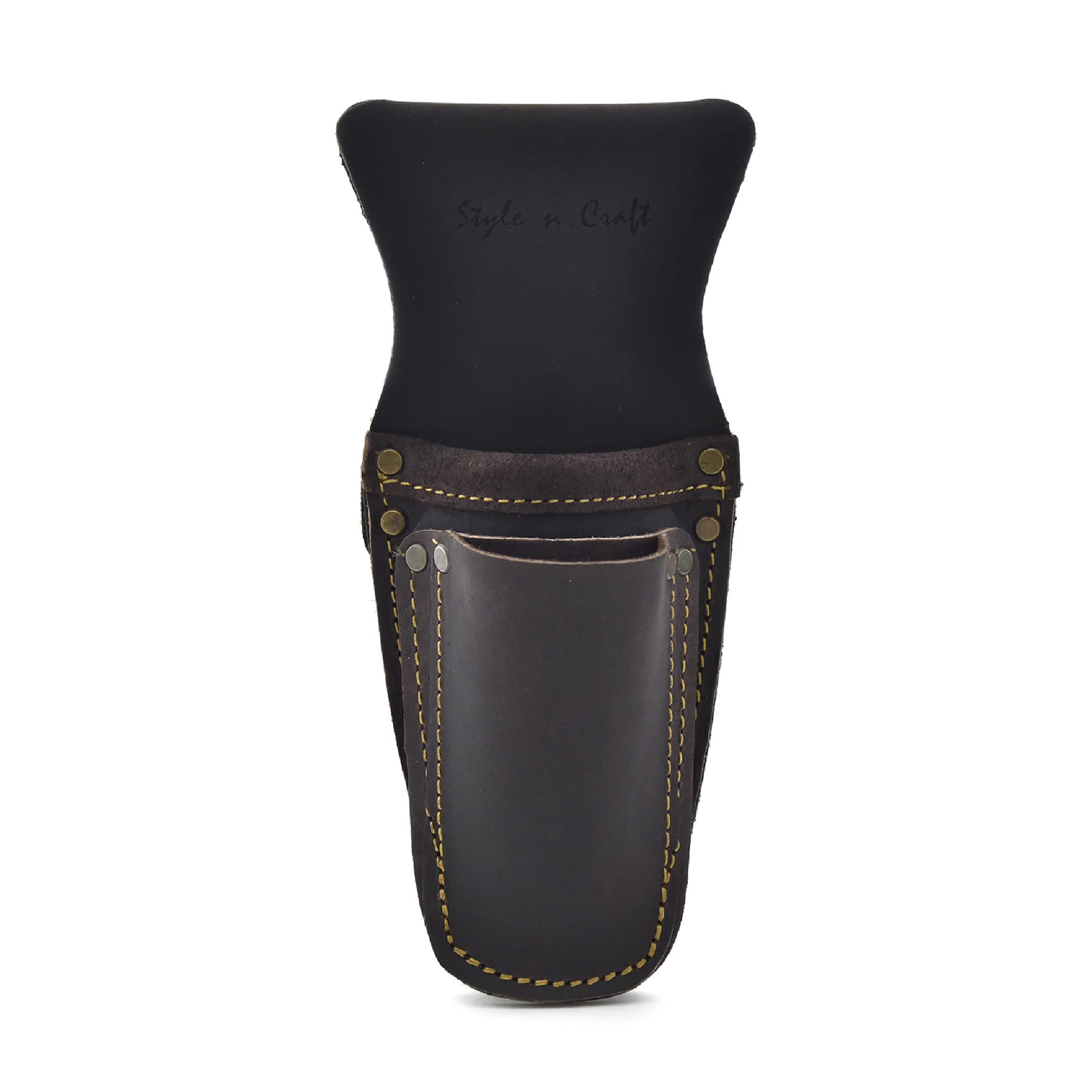 Style N Craft - 70009 Style n Craft 70-009 3 Pocket Pliers/Tool Holder in Heavy Top Grain Oiled Leather Dark Brown