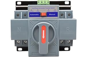 XINYIELE Dual Power Automatic Transfer Switch,Outdoor Generator Transfer Switch 50 Amp,RV Transfer Switch 50 Amp,Inverter with Transfer Switch for Whole Home,50HZ/60HZ,110V