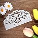 2 Pieces Rose Cutting Die Flower Shape Embossing Dies Carbon Steel Die Cuts Stencils for Scrapbooking Card Making Supplies