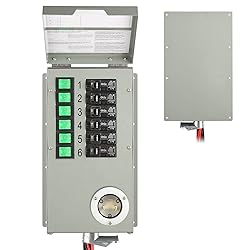 Nature's Generator Transfer Switch 6 Circuits 120V
