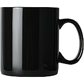 CAILIDE 29oz Extra Large Ceramic Coffee Mug with Handle for Office and Home (Black)