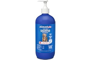 ADAMS Plus Flea & Tick Shampoo with Precor IGR for Cats, Kittens, Dogs & Puppies Over 12 Weeks of Age, Sensitive Skin Flea Treatment, Kills Adult Fleas, Flea Eggs, Ticks, and Lice, 24 Ounces