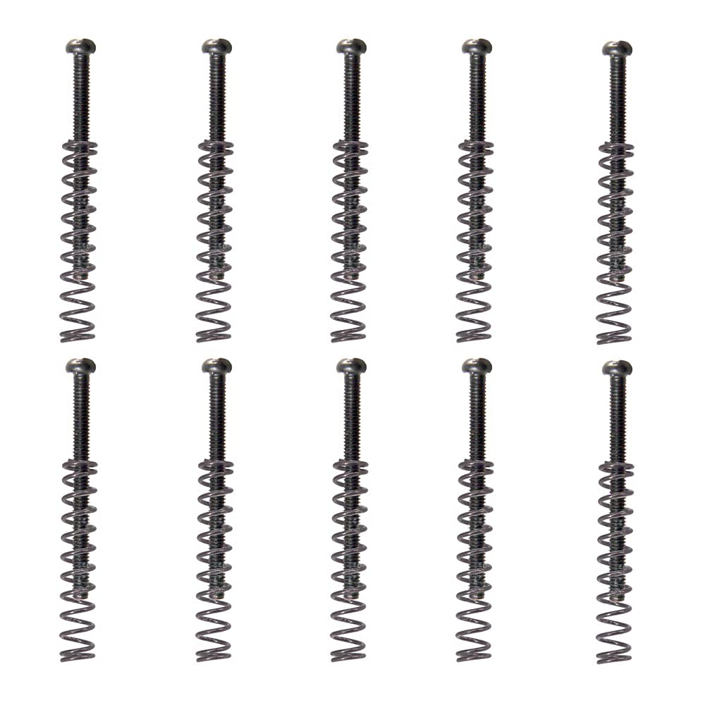 10 Pcs Pickup Screws and Springs Pickups Adjust Height Screw Guitar Humbucker Screws for Electric Guitar