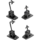 VideoSecu Universal Wall Ceiling Audio Speaker Mount for Home Theater Speaker Satellite Speaker Bracket - 4 Packs MS40B4 WN3