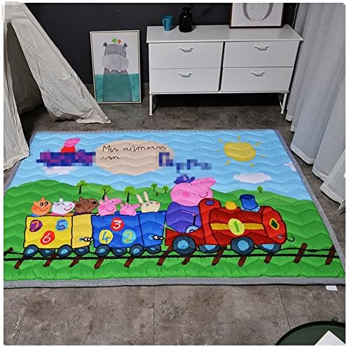 Kid’s Room Rugs Children Play Mat Baby Crawling Mat Non-slip Carpet (Funny Travel)