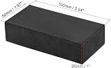 PATIKIL Rubber Anti-Vibration Pads 8 Pcs Square 4"x2"x1" Black for HVAC Air view 2