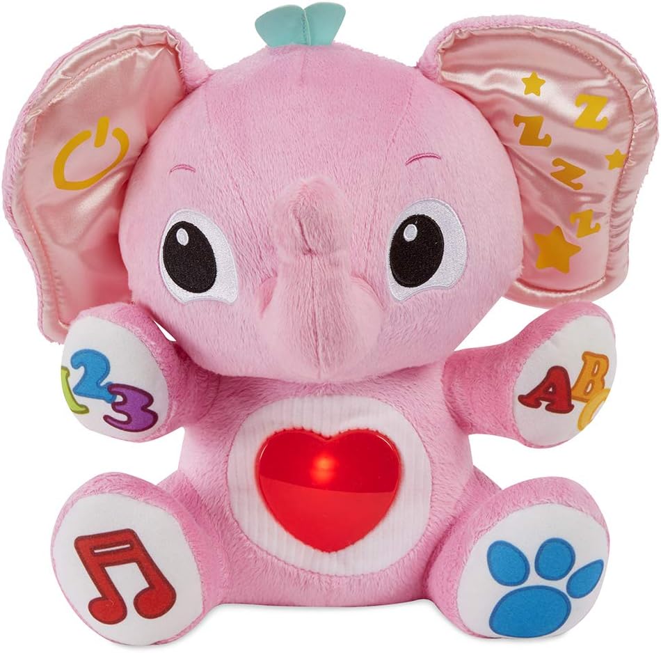 Little Tikes My Buddy Lalaphant Plush Toy, Grows with Baby 6 to 24 Months, Fun Textures, Cuddles, and Tickles