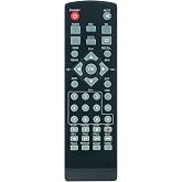 Replacement Remote Control Commander Compatible with Ematic AT103B | Digital TV Converter Box