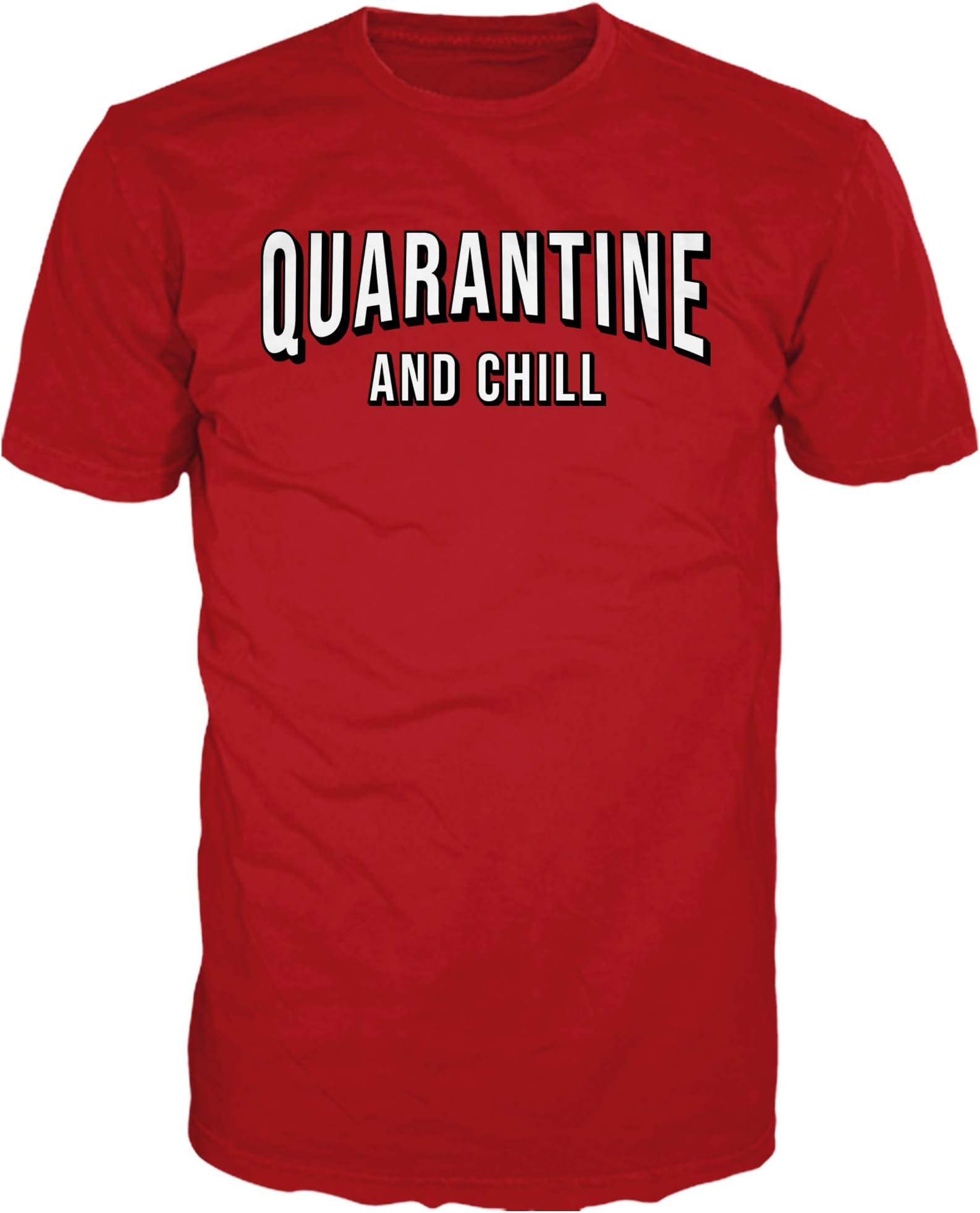 The Original Quarantine and Chill Funny Coronavirus T-Shirt for Men