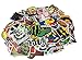 Fngeen Random Sticker 50-500pcs Variety Vinyl Car Sticker Motorcycle Bicycle Luggage Decal Graffiti Patches Skateboard Stickers for Laptop Stickers (50pcs)