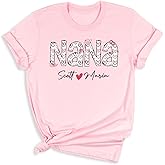 Nana Shirt With Grandkids Names, Custom Grandma Shirt, Custom Nana Shirt, Personalized Nana T-shirt Mother's Day Shirt, Personalized Grandma Shirt, Gift For Nana, Nana T-shirt, Grandma Christmas Gift