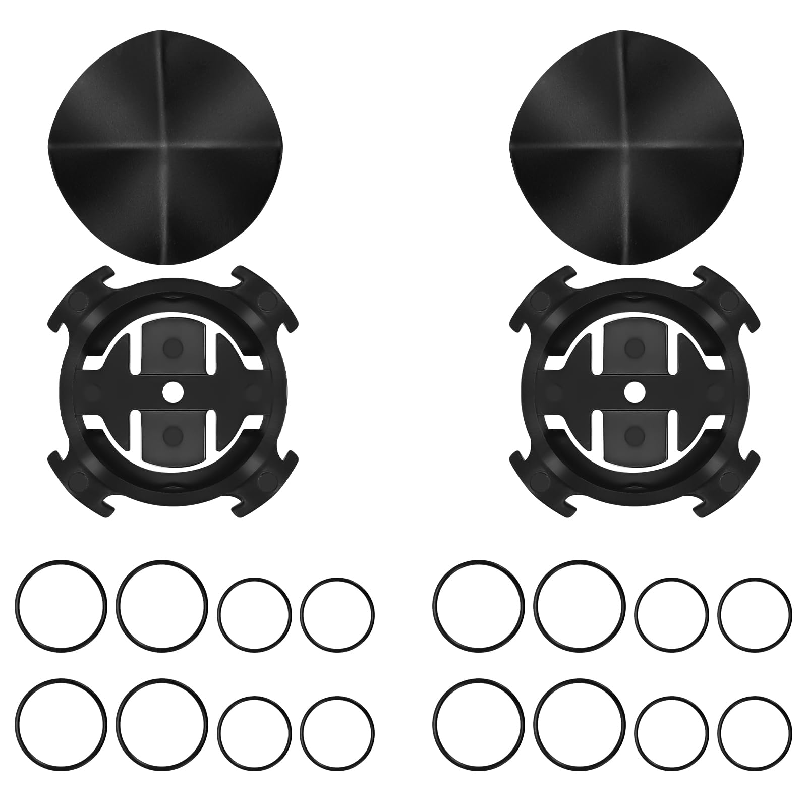 Bicycle Mount Compatible with Garmin GPS, Bicycle Computer Handlebar Mount for Garmin Edge 200/500/510/520/800/810/1000(with Silicone Strap)